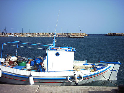 The picturesque port of Paleochora