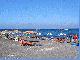Kamari: the most famous beach of Santorini - Click on the image to enlarge