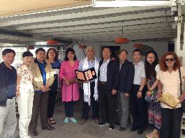 Delegation of leading Chinese journalists at Santorini and Milos