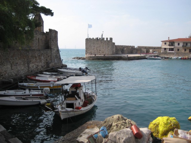 The harbour of Nafpaktos