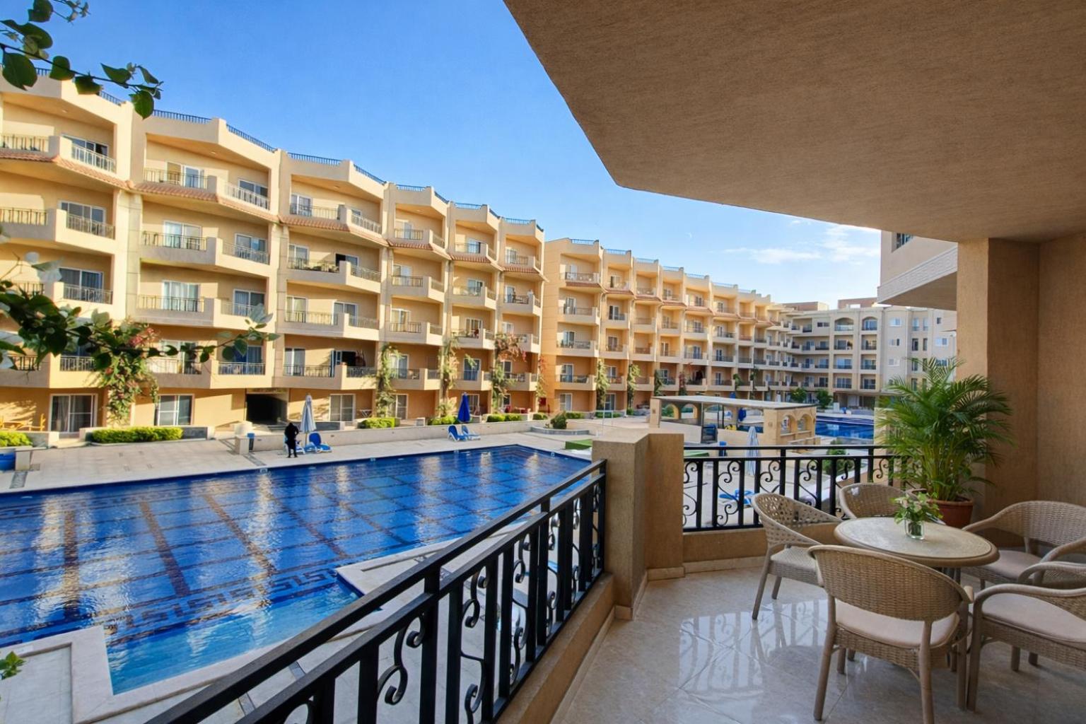 Three-Bedroom Apartment with Water View