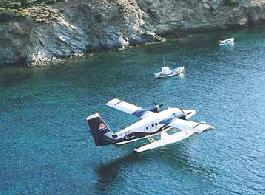 The new seaplane airport opened in Lavrio